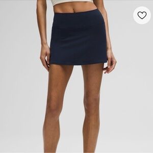 Lululemon true navy tennis skirt